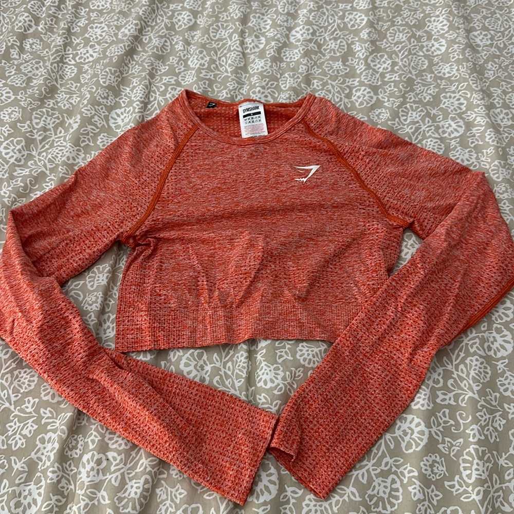 Gym shark long sleeve crop